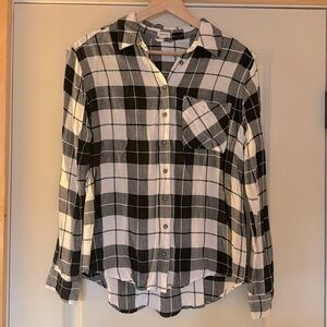 Black and White Button Down